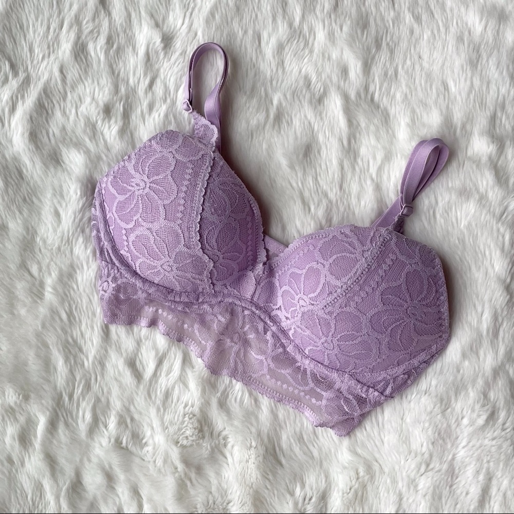 Victoria’s Secret PINK Lavender Push-up Bralette